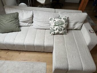 Rohová rozkládací sedací souprava Modena I Béžová