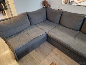 Rohová sedací souprava Sconto LIMONE šedá 4dílná