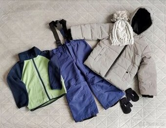 Zimní komplet Lupilu bunda+lyžařské kalhoty a boty vel.27