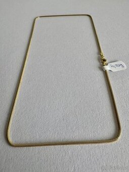 Zlatý řetízek 14K, 50 cm, 4,20 g