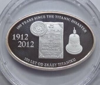 Stříbrná mince Titanic