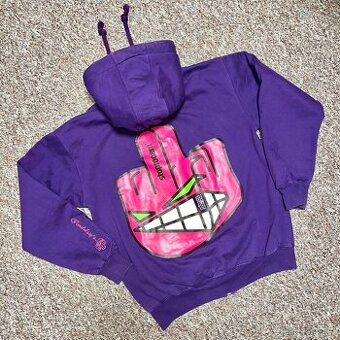 Snb skate mikina Stoprocent s všitou maskou v kapuci vel. L