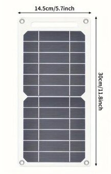 Solární panel 10W přenosný s USB portem - NOVÝ