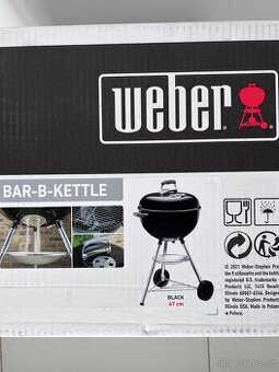 Weber, Bar-B-Kettle 47 cm, gril na dřevěné uhlí - nový