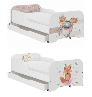 2Ks Postele + šuplíky