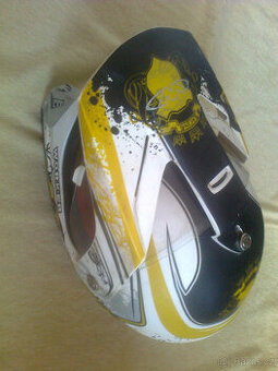 Enduro přilba s plexi 58-60cm, vel.M