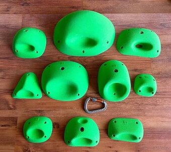 Nové lezecké chyty THEREX Boulder Pocket set - 10 kusů