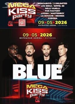 2x Vstupenka na MEGA KISSPARTY Ostrava 9. 5. 2026