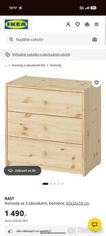 Komoda rast Ikea