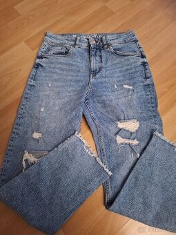 Džíny jeans kalhoty straight leg vel. 36