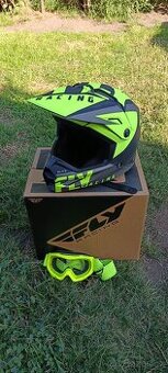 Prodám nepoužívanou dětskou motokrosovou helmu FLY Elite