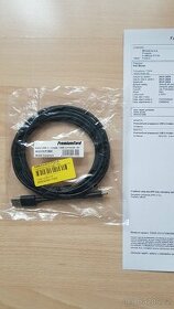 Propojovací kabel USB-A - USB-C 3m černý
