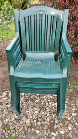 Prodám 6x plastovou zahradní židli