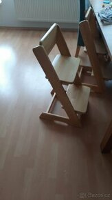 Rostoucí židle Klára 2 - buk cink
