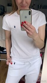 Dámské bílé tričko Ralph Lauren - 1