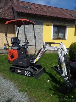 Minibagr Leite LT1012 , 1200 kg, chladič oleje Joysticky