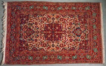 Ručně vázaný Perský koberec Tabriz z Íránu roku 1940