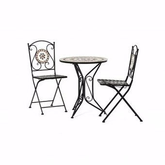 Zahradní set, balkonový set stůl + 2 židle
