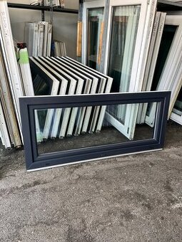 10KUSŮ PLASTOVÉ OKNA ANTRAZIT 160x70 včSÍTÍ-PLZEŇ