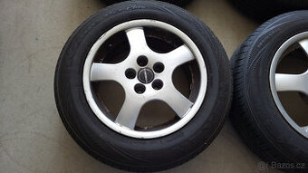 90% letní ALU kola 15" 5x100 Octavia 1, Golf 4, Leon, A3