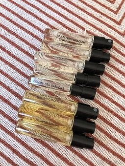 Vzorky niche parfému Comme des Garcons, Frederic Malle