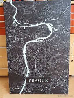 Obraz na platne mapa Prague