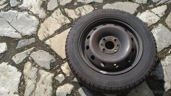 prodám 4 letní pneu 165 65 14 + disky 4x98 FIAT ALFA ROMEO