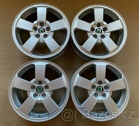 nová originální alu kola Škoda 16", rozteč šroubů 5x100