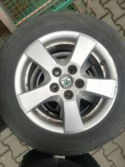 PRODÁM ALU KOMPLETY ŠKODA FABIA 1  5x100