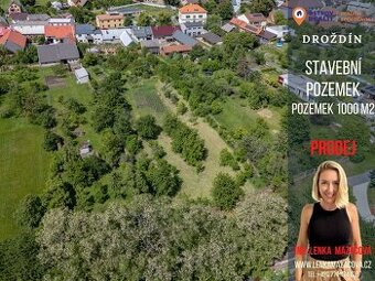 Prodej, stavební pozemek 1000 m2, Olomouci – Droždín