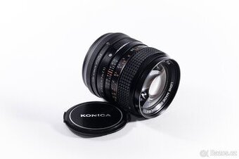 Konica AR 50mm f/1.4 + redukcia Konica–NEX
