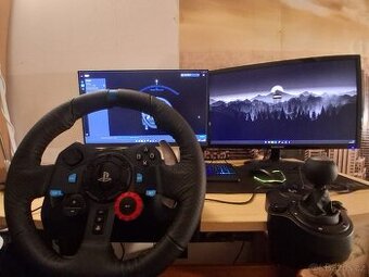 Logitech G29 + Řadící páka.