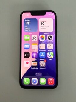 iPhone 13 mini 128GB, černý, hezký stav, nabíječka, kabel