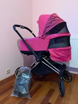 Cybex Priam 4.0 Chrome Black outlet + nova Korbicka Cybex