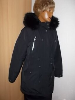 NÁDHERNÁ DÁMSKÁ OBOUSTRANNA BUNDA/PÁRKA VEL S/M NOVÁ