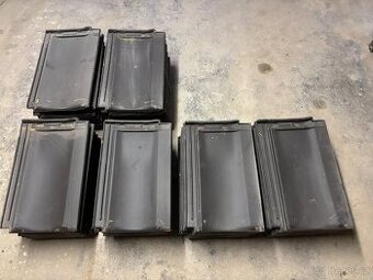 44ks střešních tašek Tondach Stodo 12, černé