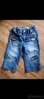 Kraťasy džínove a plátěné různé velikosti