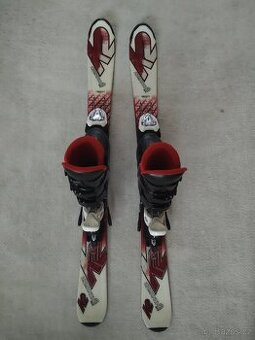 Dětské lyže K2 velikost 110 a lyžáky