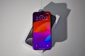 PRODÁM Apple iPhone 15 Pro Max 512 GB black titanium