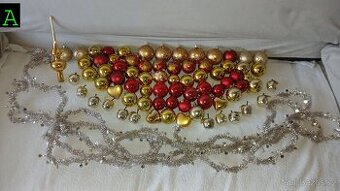 Vánoční ozdoby na stromeček atd různé barvy dle fotek