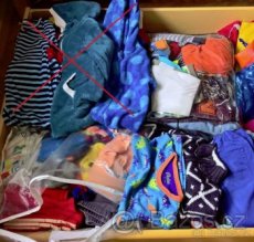 vel. 92-140 chlapecké oblečení, cca 70 ks