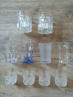 Sklenice různé 10 kusů za 100,-