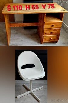 Psací stůl a židle