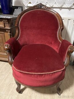 Starožitný křeslo historismus