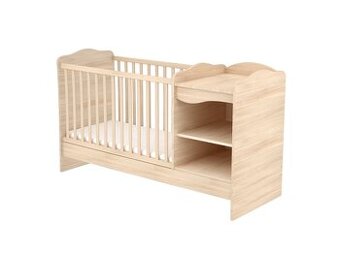 Dětská postýlka s přebalovacím pultem