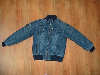 Frajerská jarní džínová bunda Kenvelo vel. 132-140
