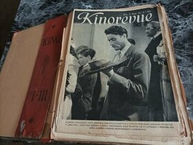 Stará kniha ,svázané časopisy - Kinorevue. - 1
