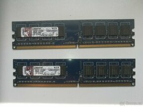 Prodám použité RAM Kingston KVR 800 D2N5/512 - 1