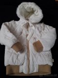 Zimní bunda bílá smetanová  v.128 Mariqita - 1
