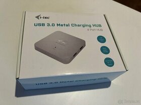 i-tec USB 3.0 Hub 4-Port, metal, s napaječem, NOVÉ